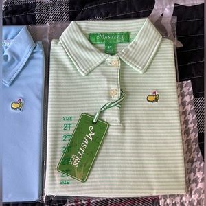 Masters Kids Button up Polo Green size 2T